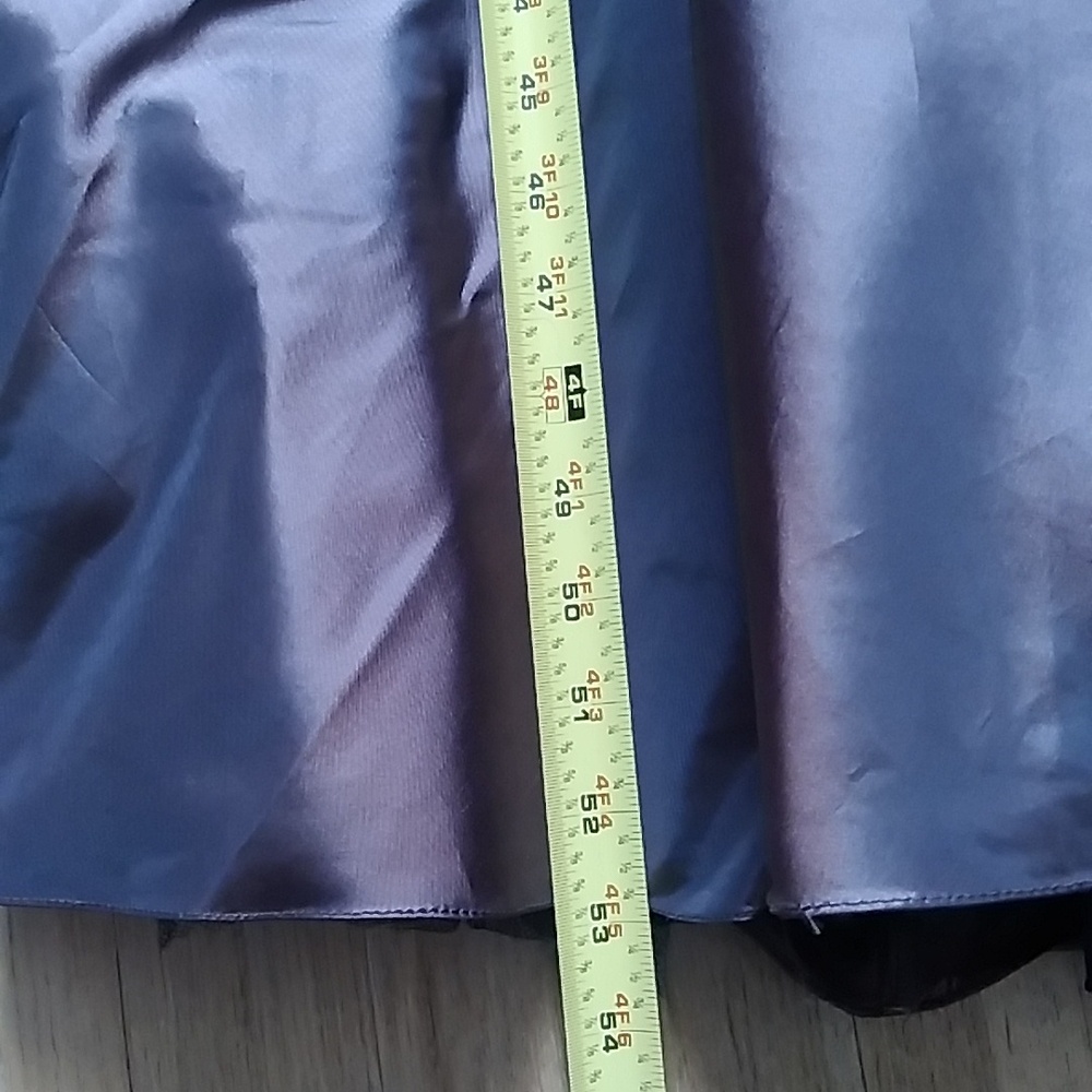 JS COLLECTIONS LONG BROWN SATIN FORMAL DRESS SIZE 10 - Picture 16 of 16